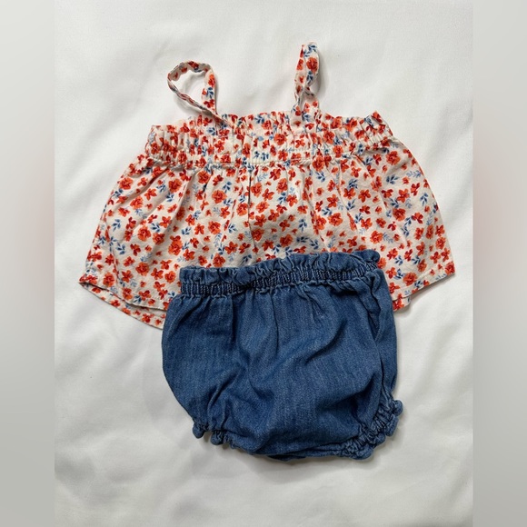 Old Navy Sleeveless Button-Front Cami Top and Bloomers Set - Picture 3 of 3